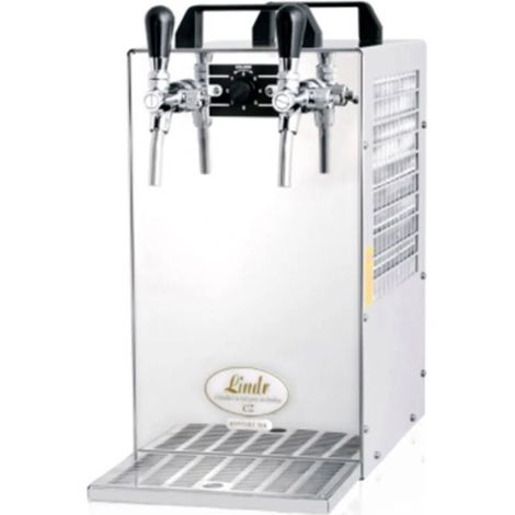Zapfanlage Kontakt 70/K Bierzapfanlage 2-leitig Trockenkühlgerät en Acier Inoxydable 90 L/h avec Pompe à Membrane Green Line Écologique (1/5)