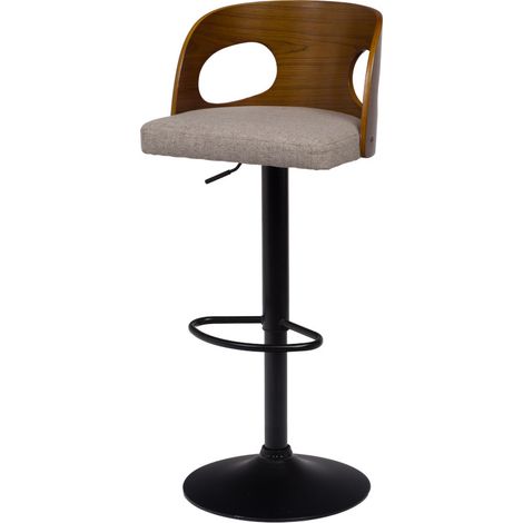 Amadeus - Tabouret de bar Émilie beige 65-75 cm (1/5)