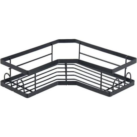 Etagere Douche - Angle Sans Perçage - Pour Salle De Bain - 3 Pieces - Porte Savon Support Gel Et Shampoing (1/2)