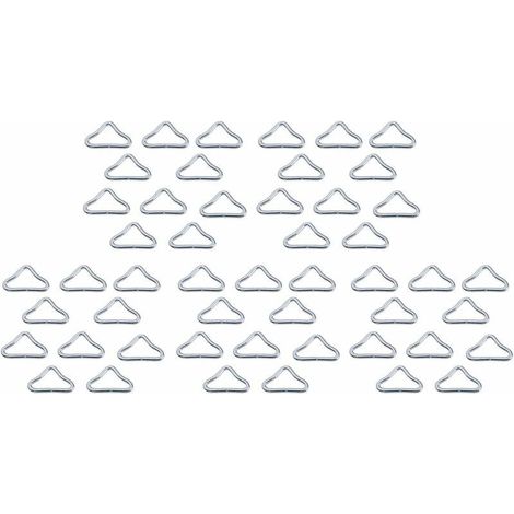 Resorte para trampolín, accesorios para trampolín, hebilla triangular para trampolín, hebillas de anillos triangulares para trampolín, hebillas de anillos en V para trampolín, accesorios de cama elást (1/5)