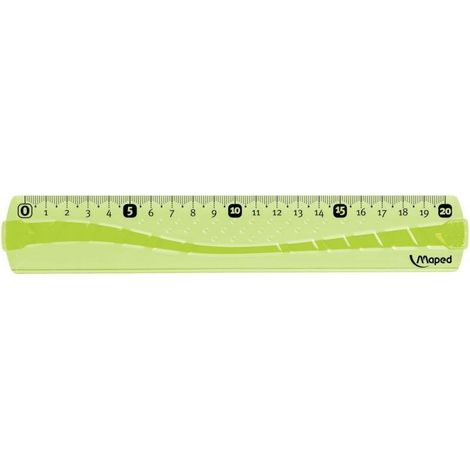 Règle plate incassable Twist'n flex MAPED - 20 cm - Vert/Bleu (1/2)
