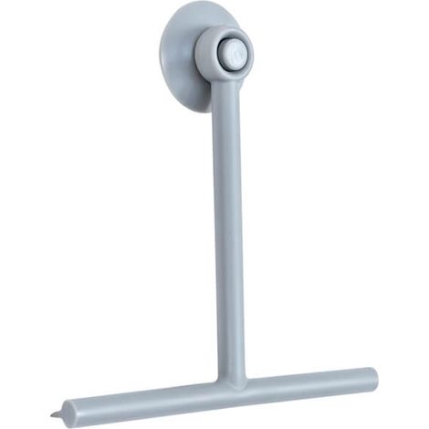 Showerdrape Rocco Light Grey Shower Squeegee & Holder