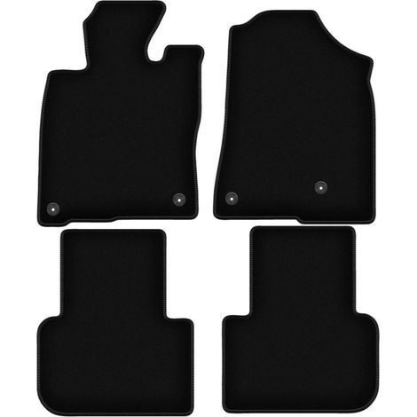Tappetini BASIC in velluto nero per: Honda Civic XI ibrida (2022-) (1/5)
