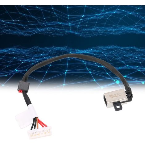 Ladekabel für Dell Inspiron, behebt Fehlfunktionen der DC-Netzbuchse, Kabel mit Kabelbaum für stabile Verbindung, ersetzt die Originalbuchse, N
