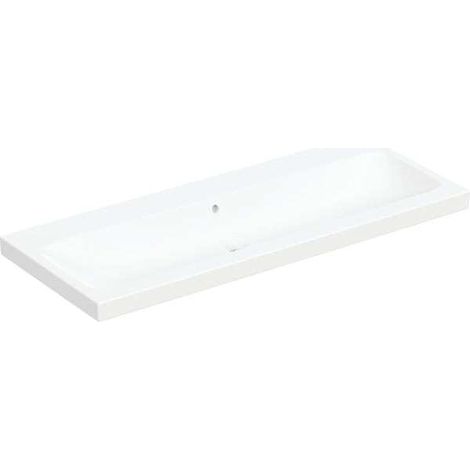 Geberit iCon Light lavabo, 120 cm x 48 cm, sin agujero para