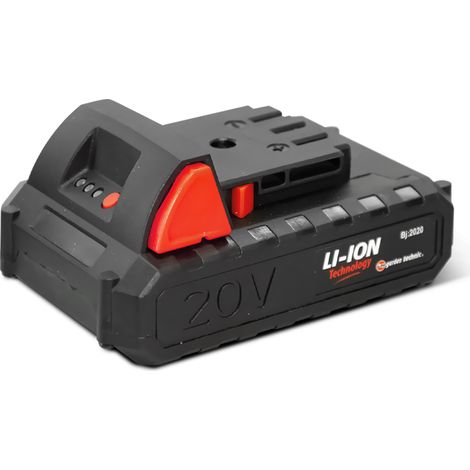 Elem Garden Technic – Batterie lithium 20V 2Ah – Puissance 20V – Capacité 2000mAh – Compatible avec TR20VK4-1, THE20VLI-510, CBE20VLI25T