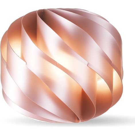 Rosa Metalltischlampe Cm. 25 x 23 Std