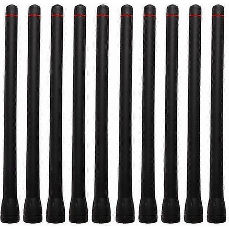 Lot de 10 antennes VHF SC55V compatibles avec les talkies-walkies ICOM IC-F1000, F16, F33G, F3026, F14, F15S, F3002, F3021, F3063, F3161, F70 et IC-V88 F3202D (1/5)