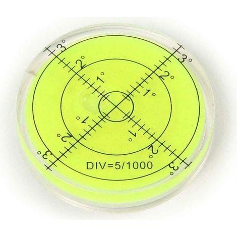 Nivel de burbuja Bullseye grande de 66 mm (1/2)