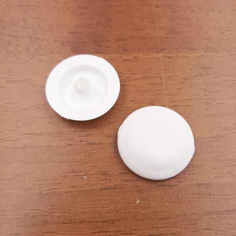 TAPPO per VITE per PIEDINO HAFELE IN METALLO BIANCO (1/2)