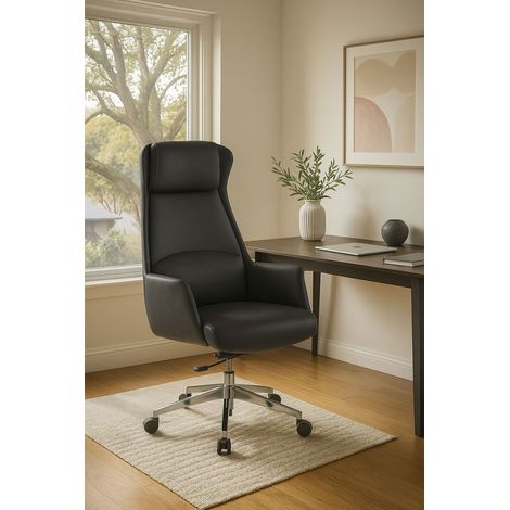 Sillas de escritorio - Sillón de Oficina Rulfo - Negro (1/5)