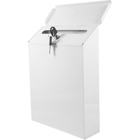Boîte aux lettres murale en fer Unomor avec serrure boîte à (1/5)