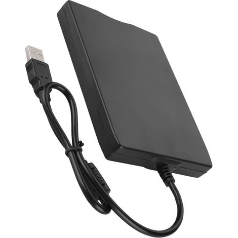 Lecteur de disquettes Plug and Play avec technologie rétro externe USB outil de récupération de données avec coins en silicone haute performance absorbant les chocs. (1/4)