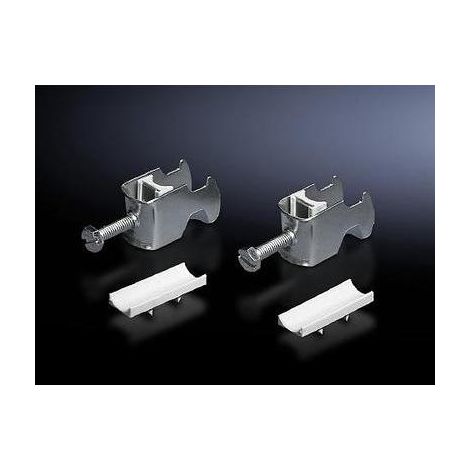 Rittal Abrazadera para cable-organizador acero inoxidable pack 25