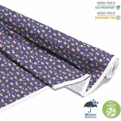 TESSUTI DECORATIVI PER ESTERNI OXFORD - Motivo Maialini Natalizi I DX560 (1/5)