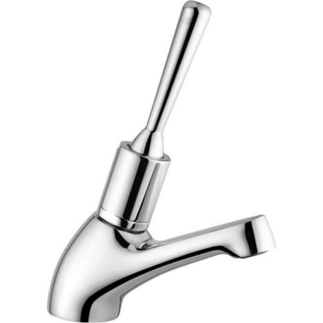 Waschbeckenarmatur mit Zeitschaltfunktion und vandalismussicherer Hebelbetätigung – Idral Classic 08011A (1/3)