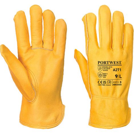 Guante de protección con forro polar, pulgar Keystone Driver A271 XL