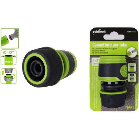 Kaela - Raccordo Con Innesto Rapido Per Tubo Da 1/2" 13mm Connettore Da Giardino 94756 - (1/3)