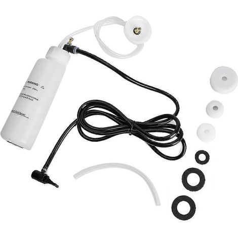 Kit de purge de freins et d'embrayages de voiture (500 ml) avec pompe à vide pneumatique (1/4)