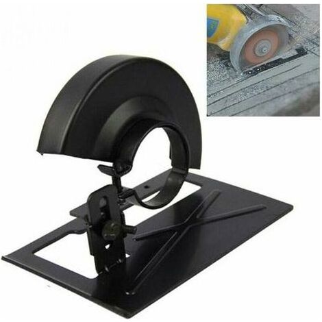 Support de meuleuse d’angle + carter de protection réglable 20-30 mm, pour travaux de menuiserie, outil de bricolage，SEMAket