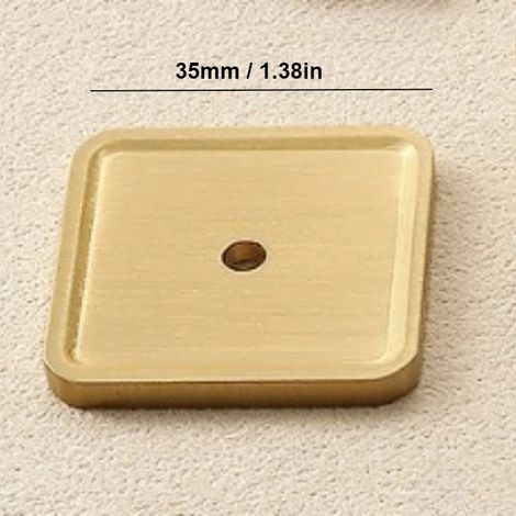 (Base-Gold-A-1 pièce) Boutons et poignées en laiton massif de style nordique pour tiroirs et commodes, poignées de meubles en bronze, poignées créatives et luxueuses pour armoires de cuisine (1/5)