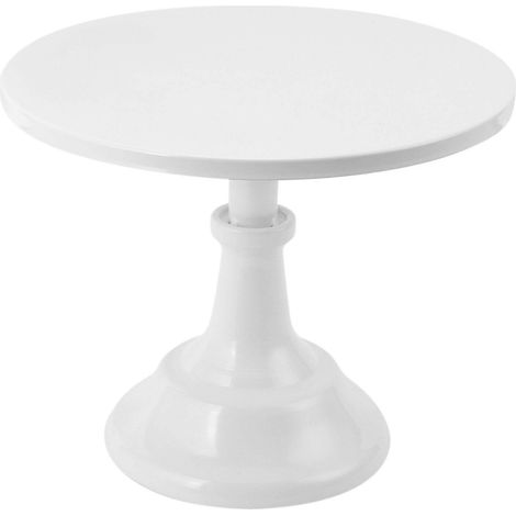 Présentoir à gâteaux rond en métal, support à cupcakes, idéal pour les desserts et autres gourmandises, blanc, pour anniversaire, mariage ou fête. Décoration idéale pour toutes les occasions. (1/5)