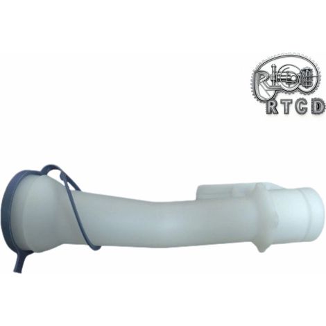 Windshield washer fluid filler hoses 643983 and 643230 are suitable for Peugeot 206, 207, Citroën DS3, C2, and Xsara. (1/5)