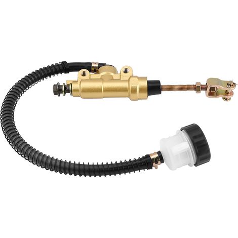 Pompe de frein arrière modifiée pour moto, pompe monobloc Dadi Yingwang Honda pour véhicule tout-terrain (une) (or) (1/5)