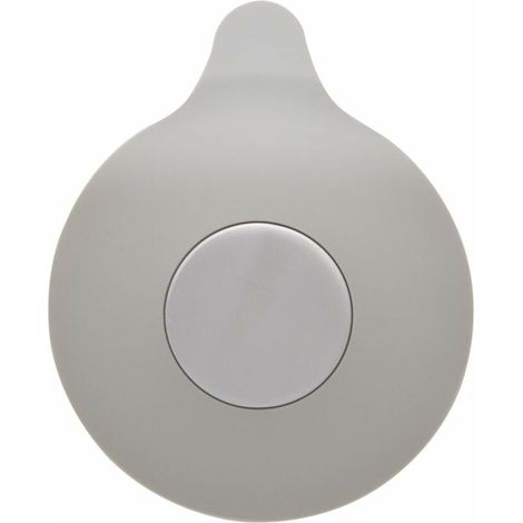 Bouchon Bain et évier Bouchon de Baignoire Silicone Ensemble de Vasque Bouchon d'eau en Caoutchouc Bouche d'aspiration pour Cuisines Salles de Bains Laveries Bouchon (Grey)/ (1/5)