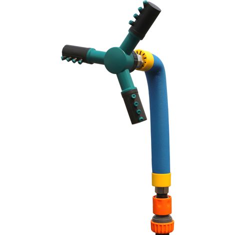 1 Arroseur rotatif, plastique durable, système rotation, jardin pelouse, jouet eau extérieur enfants (1/5)