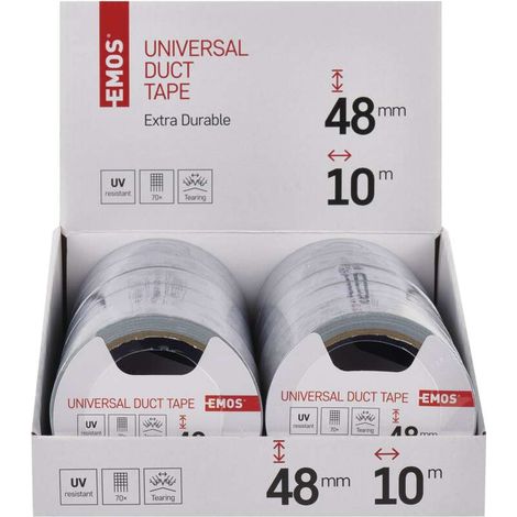 Gewebeband 48 mm / 10 m silber 70 Fasern (1/5)
