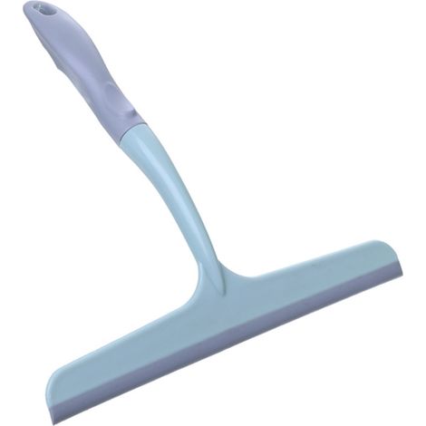Grattoir en silicone multi-usages pour fenêtres, vitres, portes de douche, pare-brise de voiture, nettoyeur de vitres avec long manche (1/5)