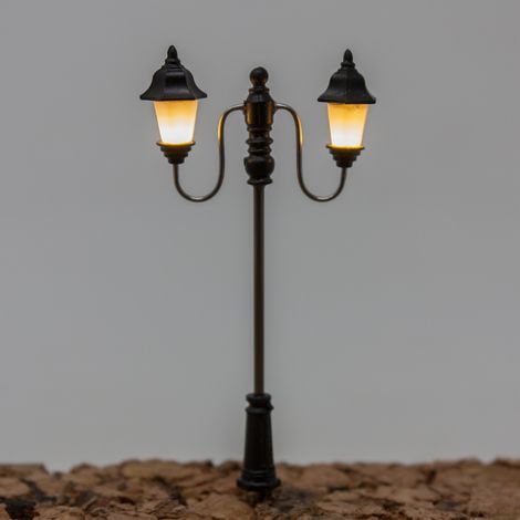 Lampione in Ferro con Doppia Luce 3 V 0,06 W 11690 (1/5)