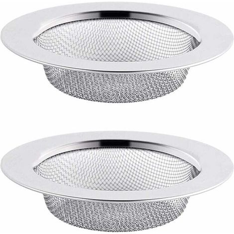 Bardusch-2PCS Filtre à Évier en Acier Inoxydable, Filtre de Vidange de 11,5 cm, Crépine d'évier, Tamis d'évier, Crépine d'évier de Cuisine