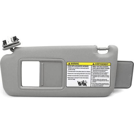 Sonnenblende für die linke Fahrerseite, grau, mit Schiebedach, kompatibel mit Toyota RAV4 2006 2007 2008 2009 2010 2011 2012 2013. Sonnenblende ersetzt  74320-42501-B2
