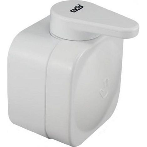 Cleafe - Porta Sapone Liquido Dispenser A Parete A Ventosa Bianco Accessori Bagno 59546 - (1/2)