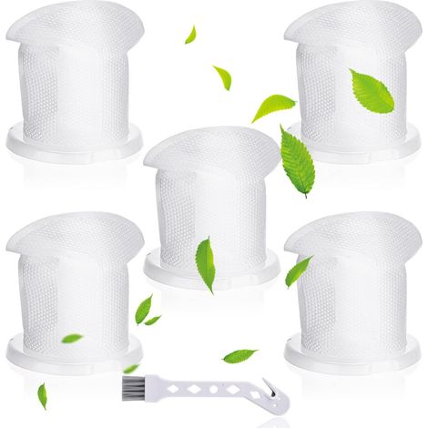 Ensemble de 5 filtres à saleté compatibles avec les aspirateurs sans fil vorwerk vc100 / vc100 (1/5)