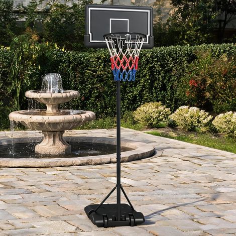 Panier de basket réglable de 182 à 250 cm 74 x 55 x 250 cm (1/5)