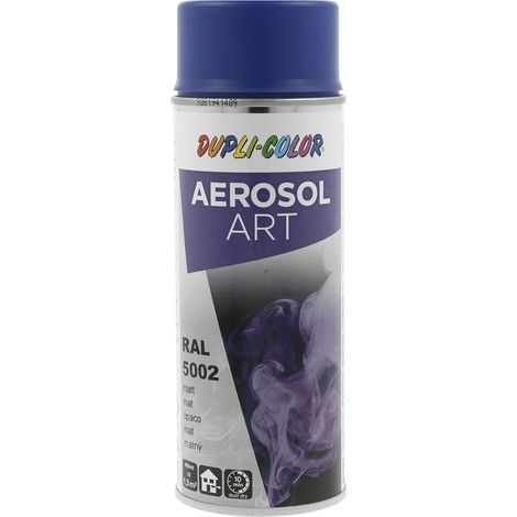 Dupli Color Aerosol Art Lackspray Graffiti Dose - wetterfest, lichtecht und UV-beständig - Graffiti-Spray 400ml, ultramarinblau matt RAL 5002