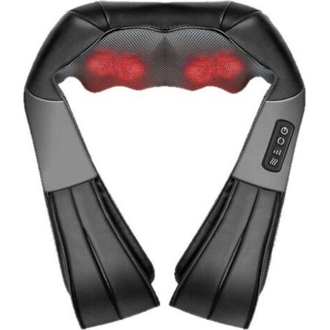 Appareil de massage 3D pour la nuque et les épaules avec chaleur douce, massage en profondeur de la nuque, des épaules et du dos, profitez d'un massage de la nuque et des épaules à la maison, au burea (1/5)