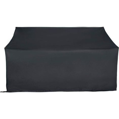 Housse Banc Jardin - Tissu Oxford 420D Impermeable - Protection UV Interieure - Noir - 190 x 66 x 89 cm (1/5)