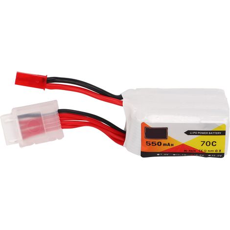 Batterie LiPo 14.8V 550mAh 70C 4S avec Connecteur JST Rouge - Courant de Sortie Stable pour Modélisme RC (1/5)