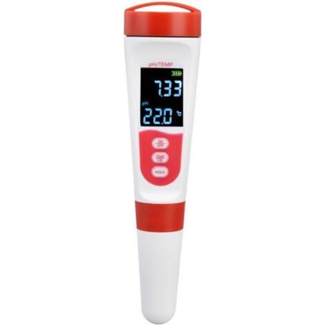 Testeur De PH Portable Pour Aquarium - Mesure De La Qualité De L'eau Et De La Température - Idéal Pour L'aquariophilie - Précis Et Fiable - Livré Sans Piles - (1/5)
