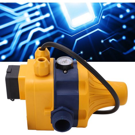 Automatischer Druckschalter für gelbe und blaue Wasserpumpen, Schutzart IP65, europäischer Standard, 220–240 V (1/5)