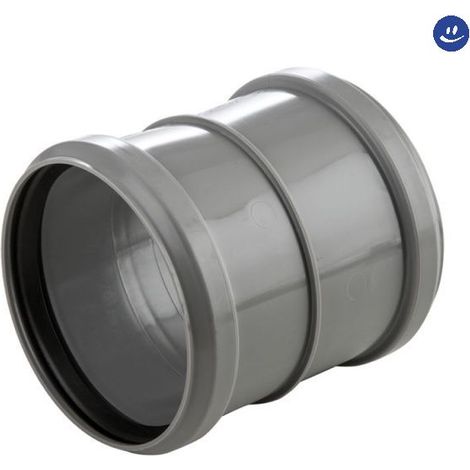 Manicotto doppio bicchiere ad innesto scorrevole in pp con guarnizione serie ed tech ø160 WAVIN