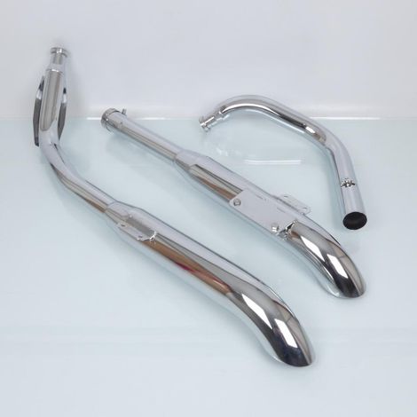 auspuff marving verchromt für motorrad honda 750 vt c shadow 1997
