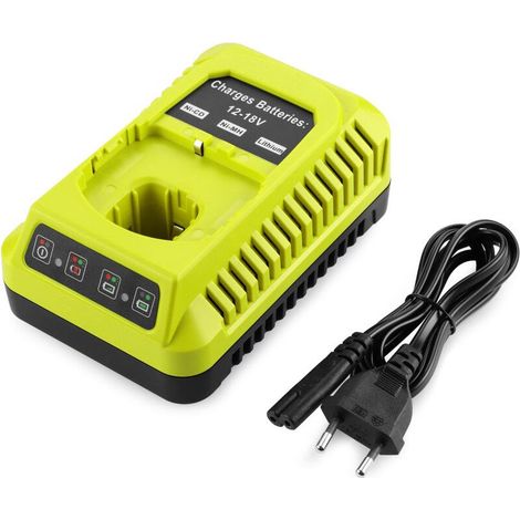 Remplacement pour Ryobi Batterie 18V 5.5Ah+ Chargeur , Remplacez la batterie au lithium-nickel , Ryobi RYOBI 12v-18V RYOBI P117 P108 chargeur de batterie universel (1/4)