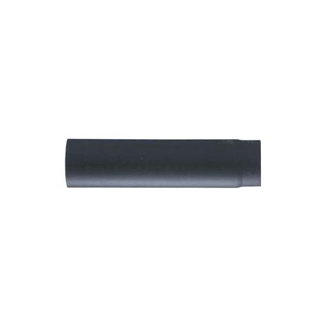 TUBO PORCELLANATO PESANTE PER STUFE A LEGNA NERO OPACO  ø cm.15x25, mm.1,2    SAVE