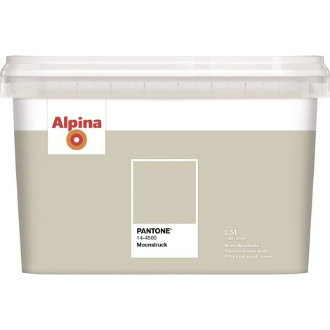 Alpina Wandfarbe Pantone matt moonstruck 2,5 L Wandfarbe (1/3)