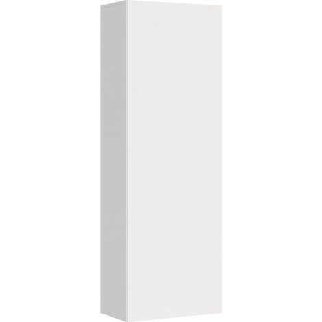 Pensile a Colonna  Alta con Base a terra e Anta Kando H190,8 Bianco Frassino